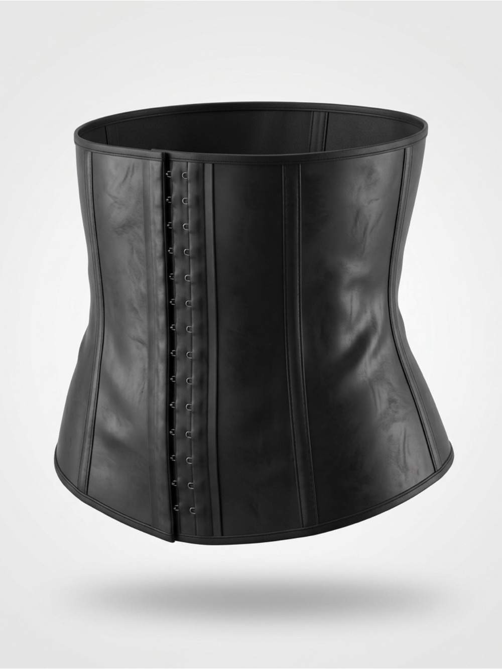 Black Ann Chery  Underbust Cincher Corset 2 Rows - Picture 2 of 3
